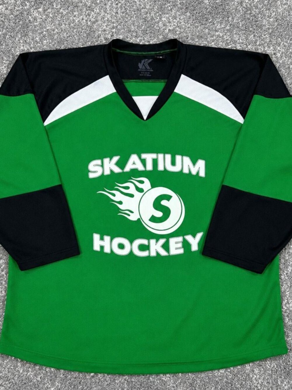Skatium Hockey Green Black 9 KOBE Sportswear Jersey